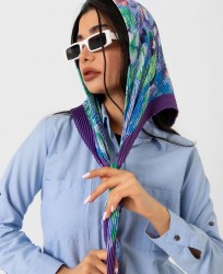 Desenli Piliseli Eşarp