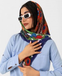 Desenli Piliseli Eşarp