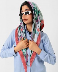 Desenli Piliseli Eşarp